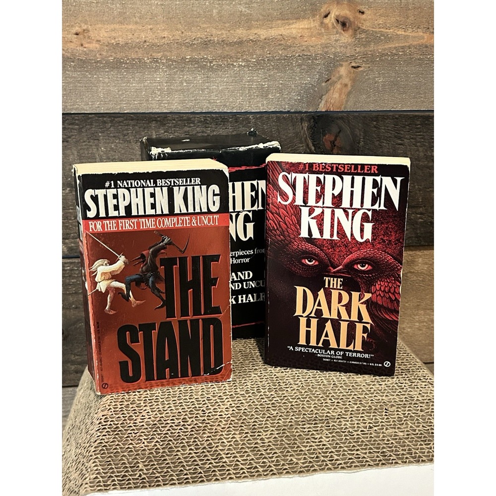 Stephen King The Stand Complete And Uncut The Dark Half Signet Gift Pack Box Set